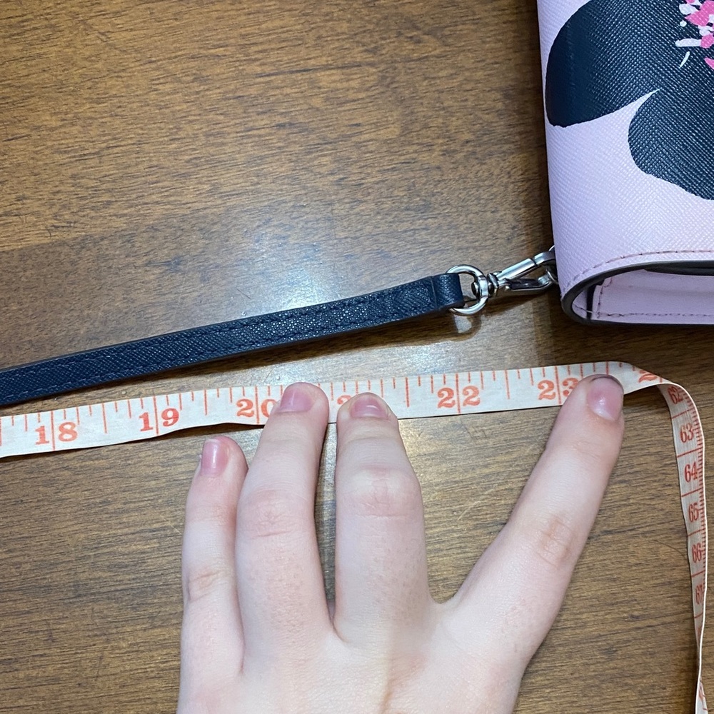 Kate Spade Black and Pink Floral Crossbody Bag - Picture 4 of 12